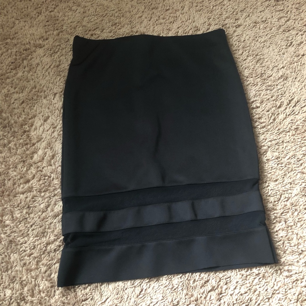 Mesh Accented Skirt